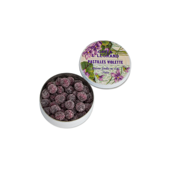 Pastilles Violettes artisanales et biologiques fabriquées en France Oriza L. Legrand