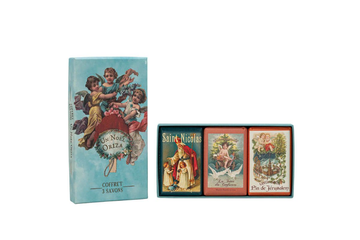Coffret de 3 savons "Un Noël Oriza…"
