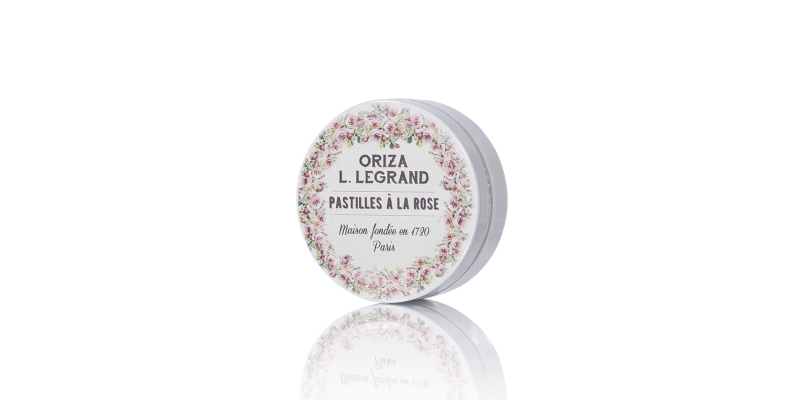 Pastilles à la Rose artisanales et biologiques fabriquées en France